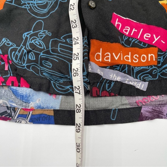 Vintage Harley Davidson Tori Richards Viscose Button Shirt Size XL Made in USA - Picture 11 of 14